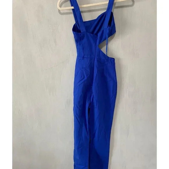 superdown Leslie royal blue cutout Jumpsuit - Picture 4 of 4